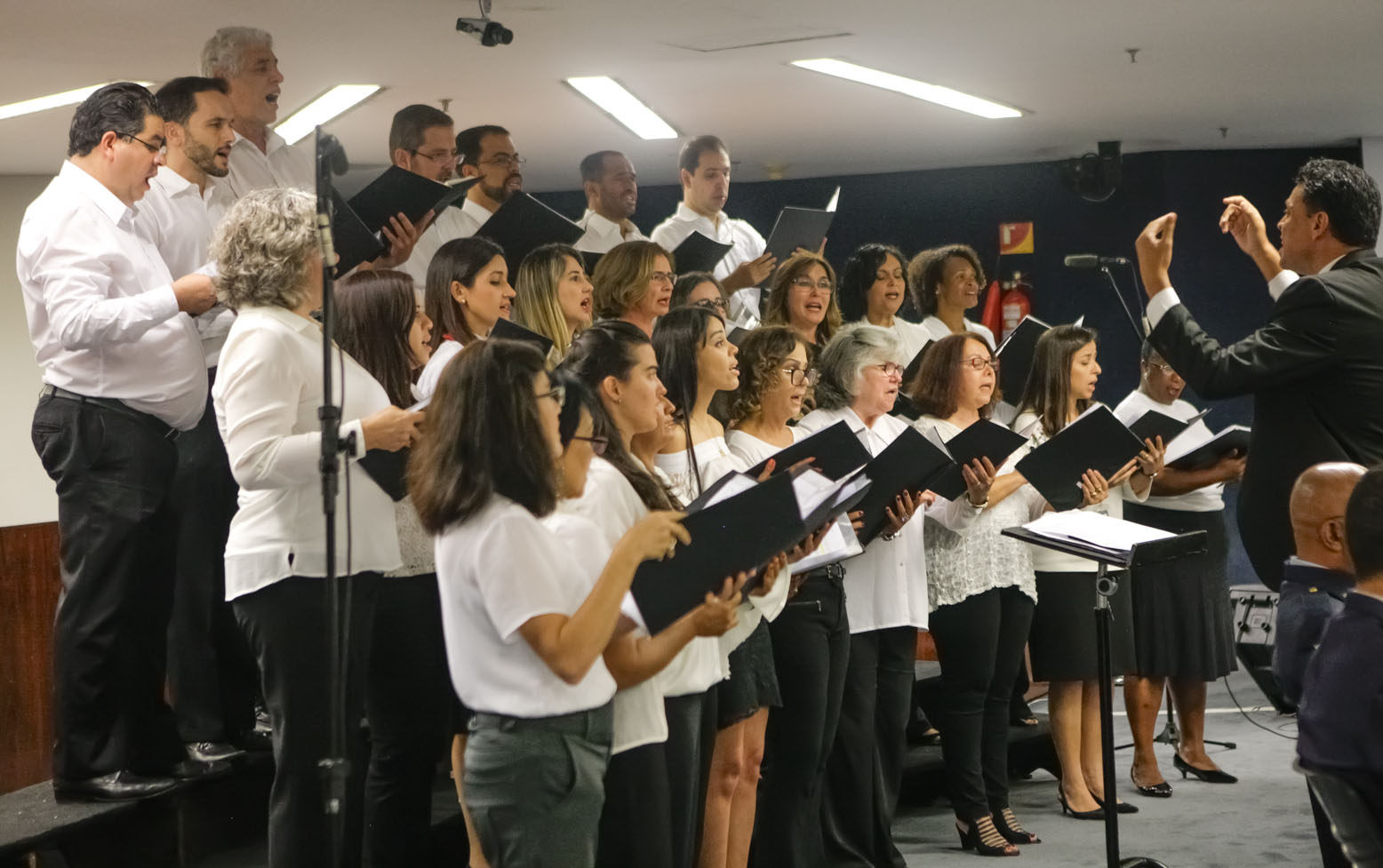 coro no especial de natal